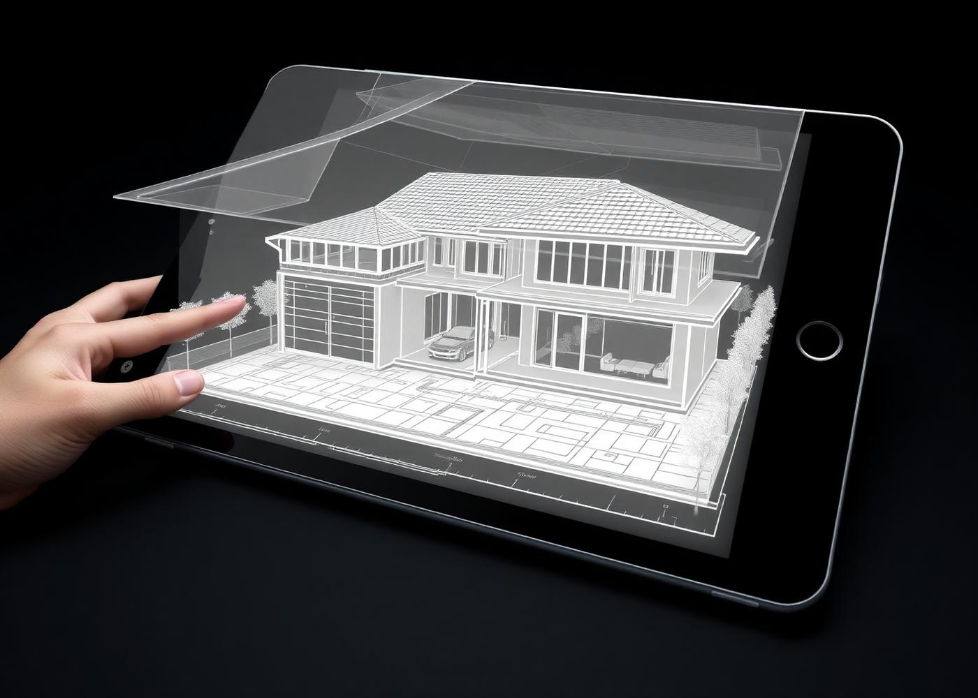 Visualisasi AI reka bentuk rumah 3D